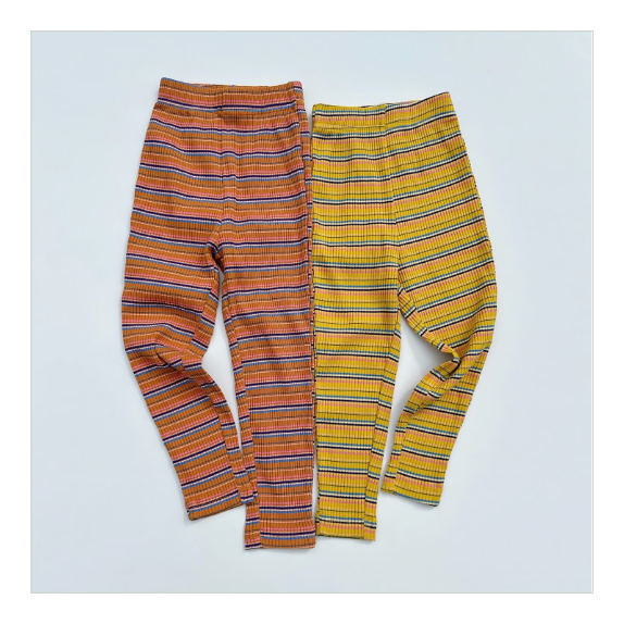 colorful border pants（子供）- House of Lili