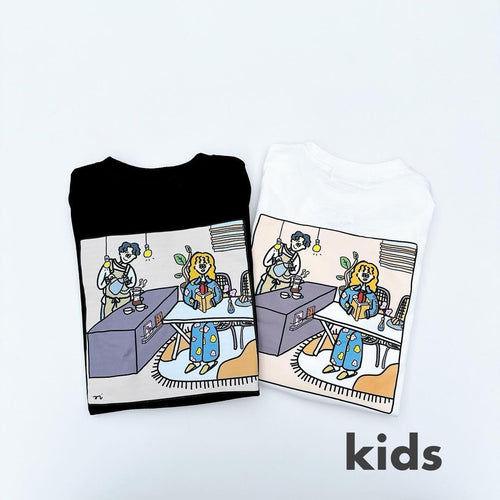good day long sleeve T 子供用長袖Tシャツ メイン画像 - House of Lili